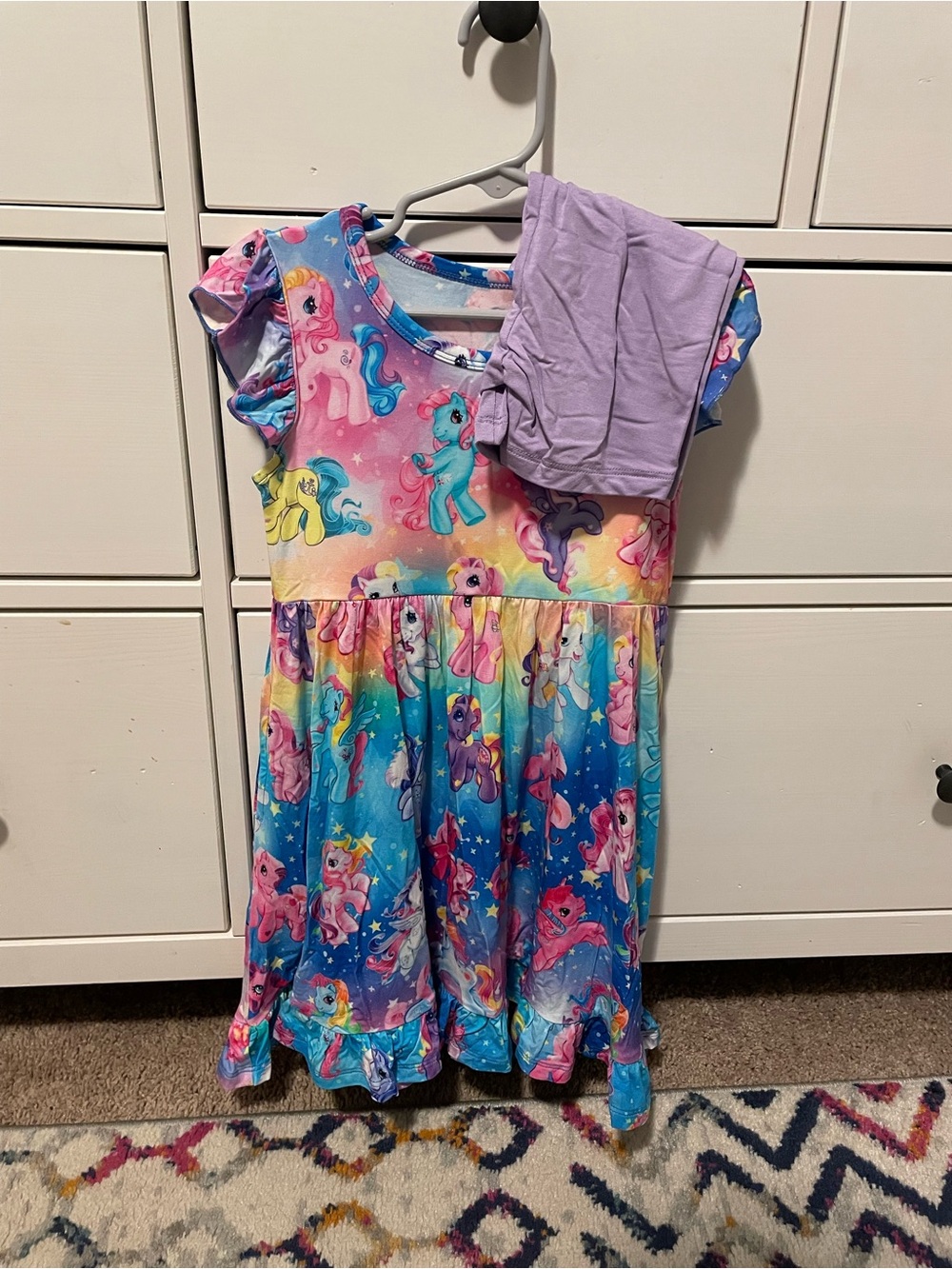 Junebug Bamboo My Little Ponies Twirl and Shorts Set